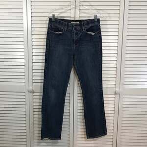 Levi’s 525 Straight Leg Jeans Women 12 Dark Wash Mid Rise